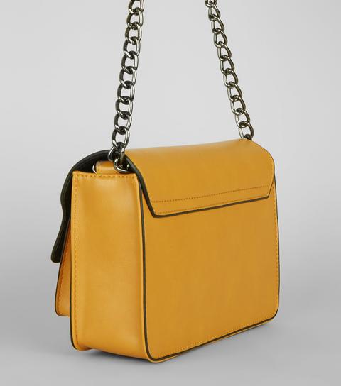 Yellow Chain Shoulder Bag