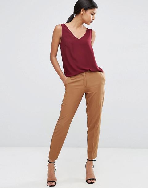 Pantalones Slim Texturizados De Asos Premium