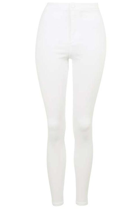 Moto White Holding Power Joni Jeans