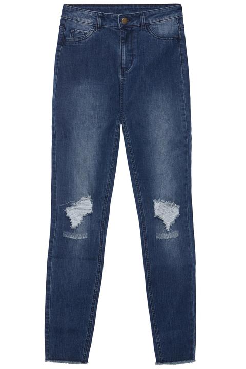 Jeggings Vita Alta Strappi