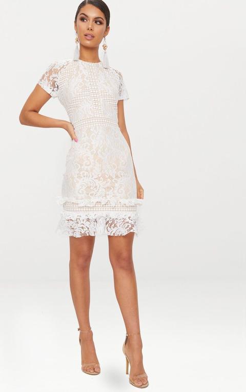 White lace dress store pretty little thing