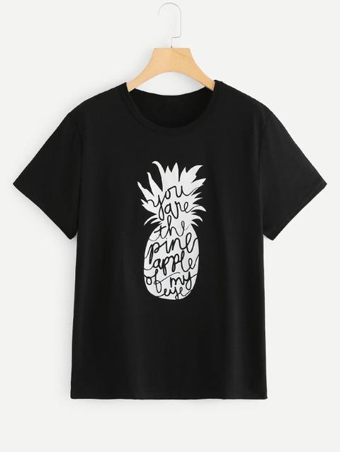 Ananas-print-t-shirt