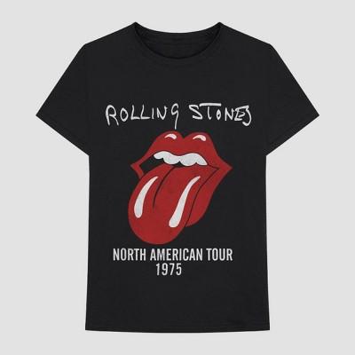 Men's The Rolling Stones Short Sleeve Graphic T-shirt - Black