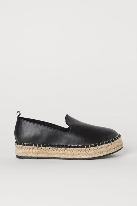 espadrille à plateau