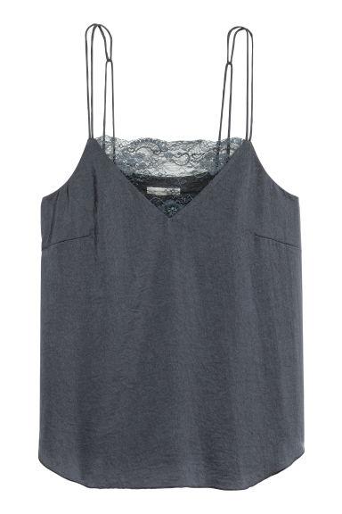 Top De Crepé - Gris