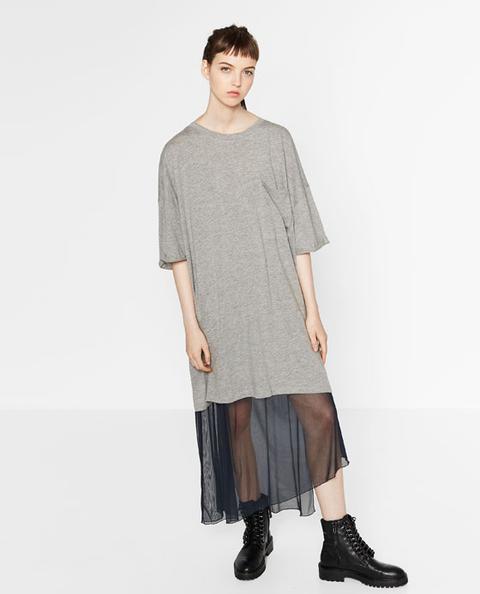 Vestido Camiseta Oversize