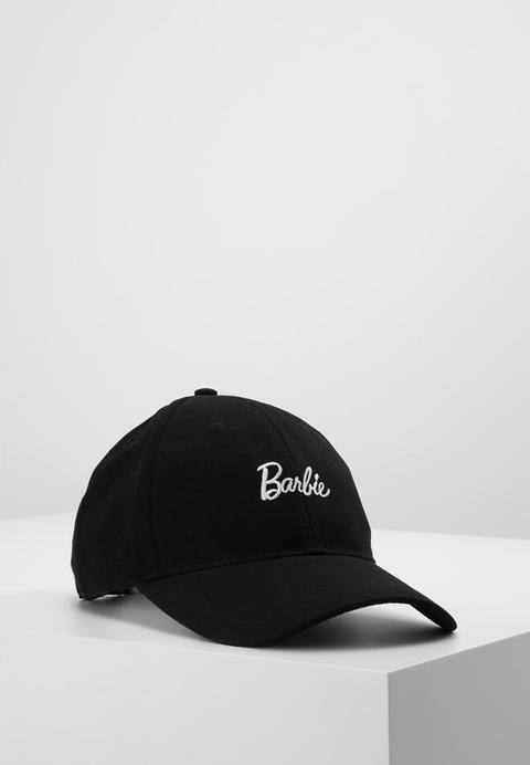 Missguided Barbie Fabric Embriodered Cappellino Black