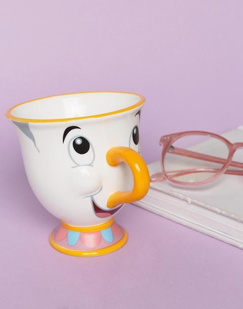 Taza De Chip De La Bella Y La Bestia De Disney-multicolor