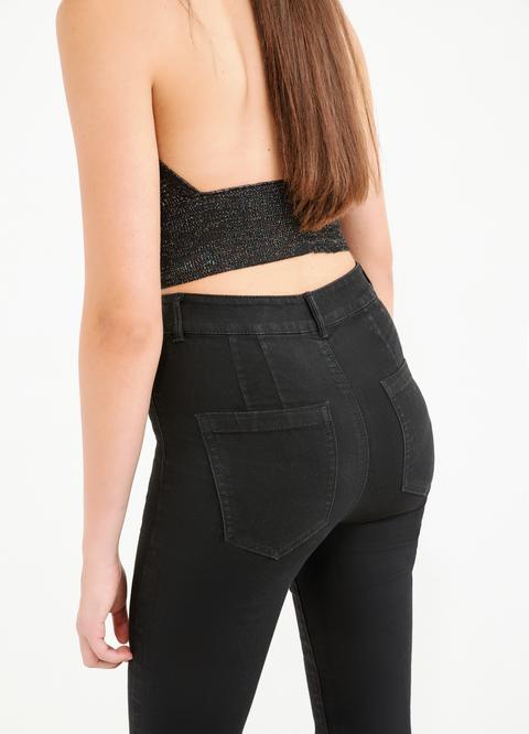 Jeans Super Skinny Fit Stretch Tinta Unita