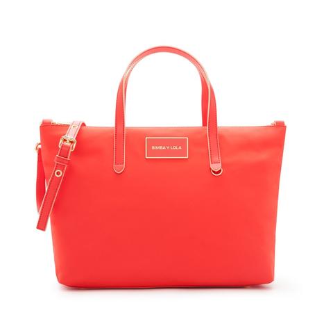 Bolso Shopper Mediano Coral