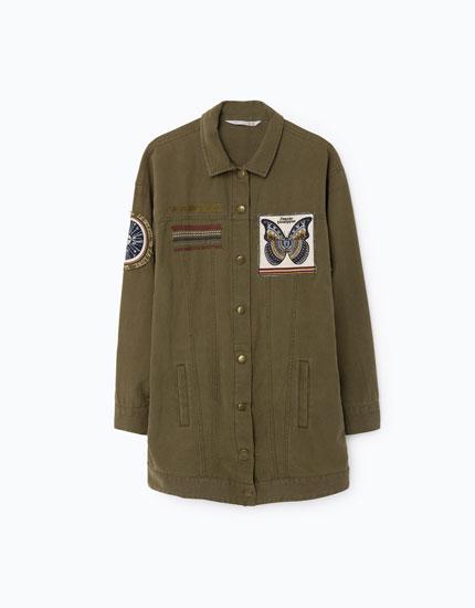 Chaqueta Militar Parches