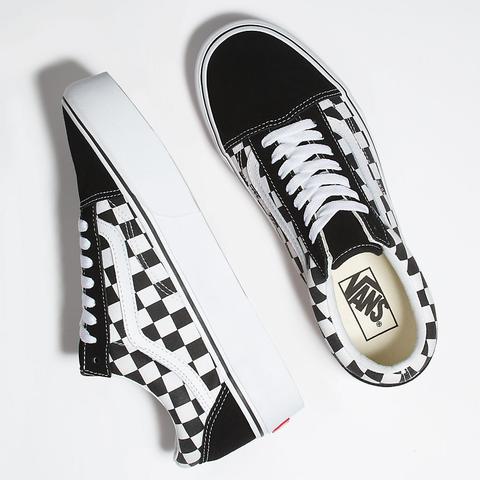 Zapatillas Old Skool Con Plataforma Y Estampado A Cuadros