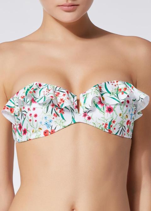 Bikini Banda Relleno Floral Stefanie