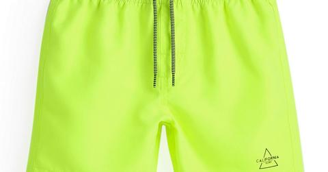 Pantaloncini Mare Fluo Da Bambino