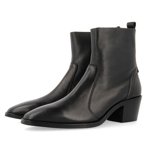 Botines Negros De Estilo Cowboy Para Mujer Houyet