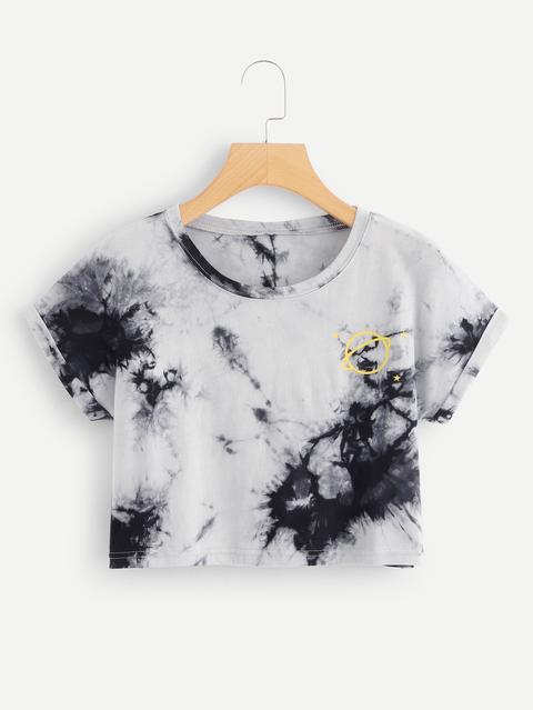 Water Color Cuffed Tee