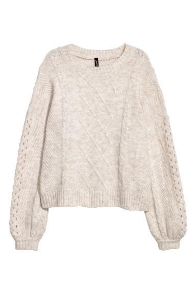 Pullover In Maglia A Trecce