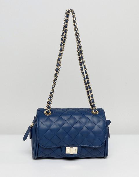 Marc B - Knightsbridge - Borsetta A Tracolla Trapuntata - Navy