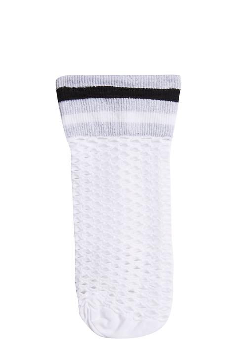 Sporty Fishnet Ankle Socks