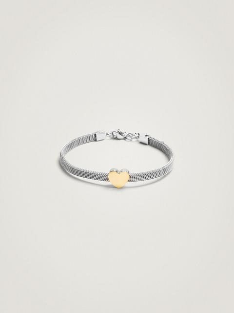 Pulsera De Acero Corazón