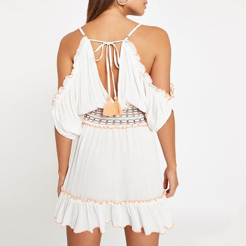 embellished beach dress