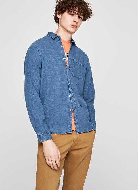Chemise Indigo Imitation Jean William