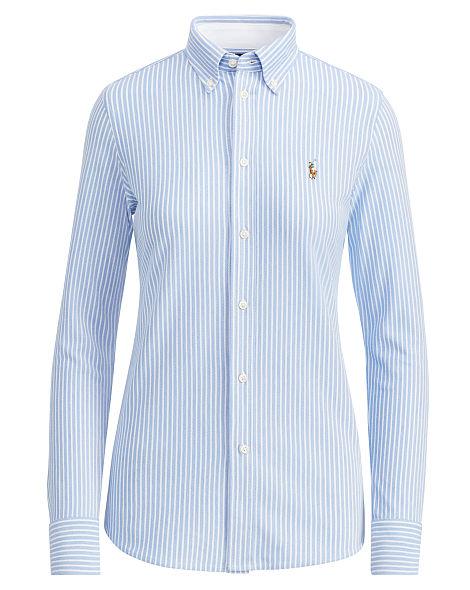 Camicia Oxford In Maglia A Righe