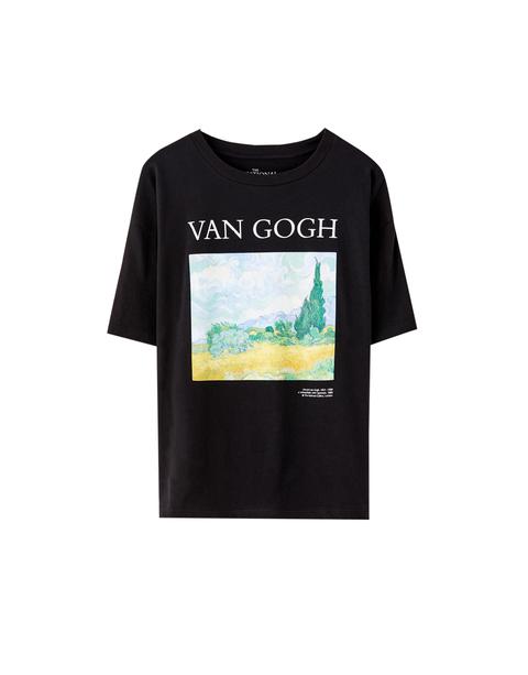Camiseta Van Gogh Cipreses from Pull and Bear on 21 Buttons