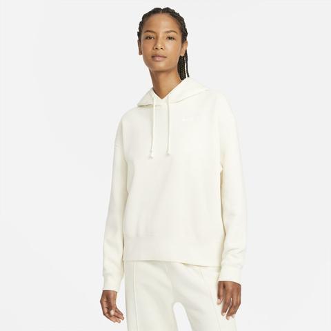 Nike Sportswear Sudadera Con Capucha De Tejido Fleece - Mujer - Blanco