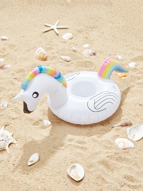 Portavasos Inflable En Forma De Unicornio