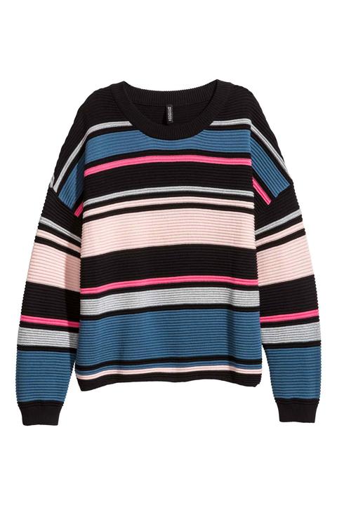 Pullover In Maglia A Coste