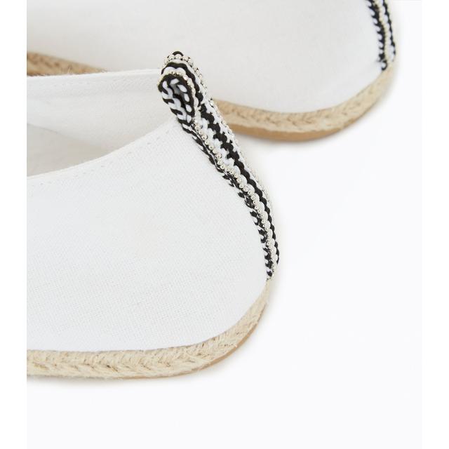 new look white espadrilles