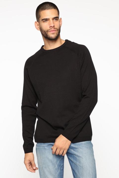 Lennard Pullover Sweater - Black