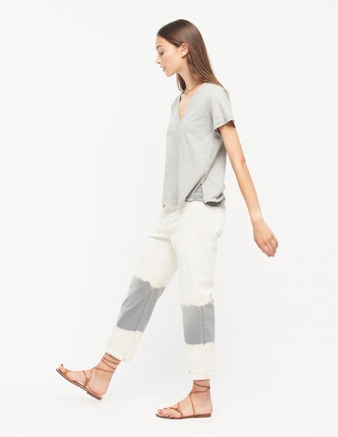 Pantalón Recto Tie Dye Gris de Nicoli Shop en 21 Buttons