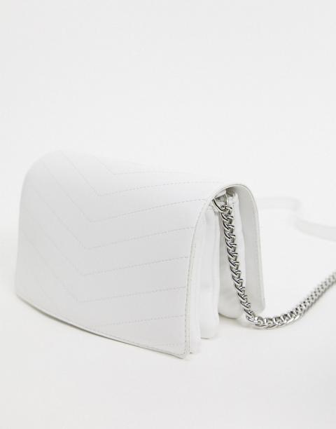 Bershka - Sac Bandoulière - Blanc
