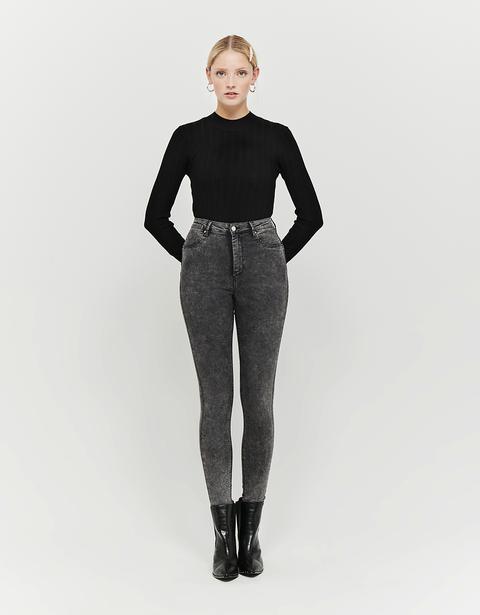 Jean Skinny Push Up Taille Haute