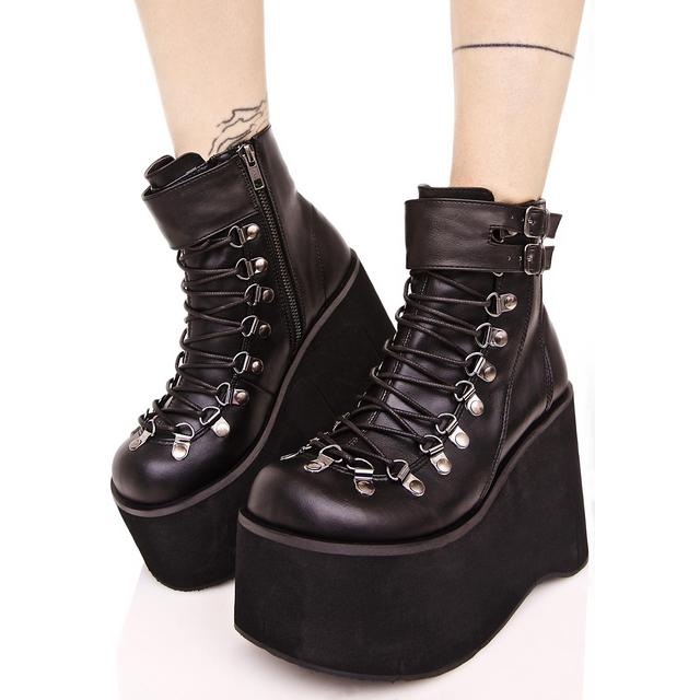 lace up platform boots