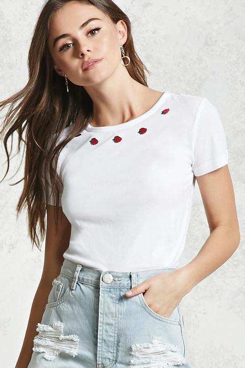 Camiseta Con Fresas