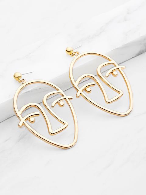 Pendientes En Forma De Cara