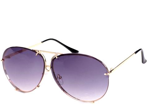 La Purple Oversized Aviators