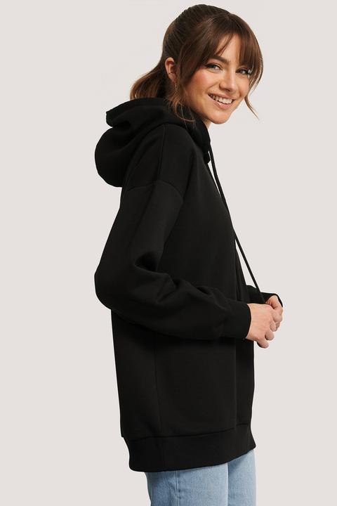 Monica Geuze X Na-kd Hoodie Surdimensionné - Black