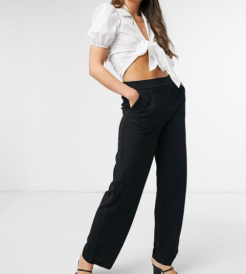 Jdy Wide Leg Trousers In Black-multi