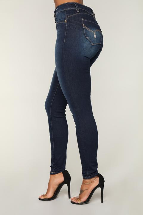 Keepin' It Real High Rise Jeans - Dark Denim from Fashion Nova on 21 ...
