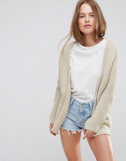 Asos - Cardigan Cocoon Pesante - Beige