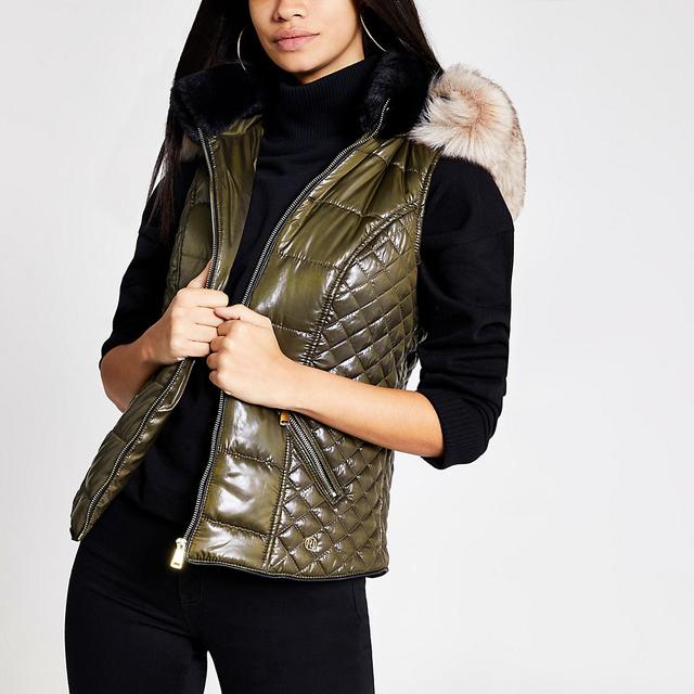 river island gilets