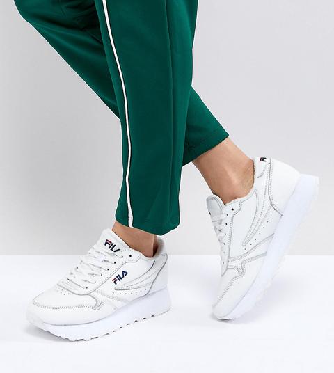 Zapatillas De Deporte Con Plataforma En Blanco Orbit De Fila