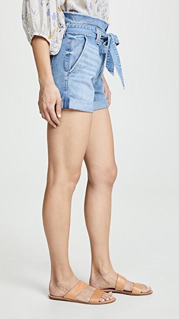 7 for all mankind paperbag shorts