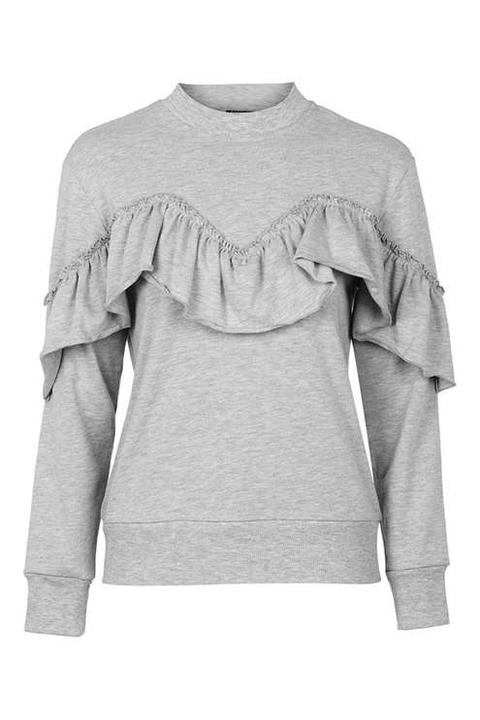 Jersey Ruffle Sweatshirt - Sale - Sale & Offers