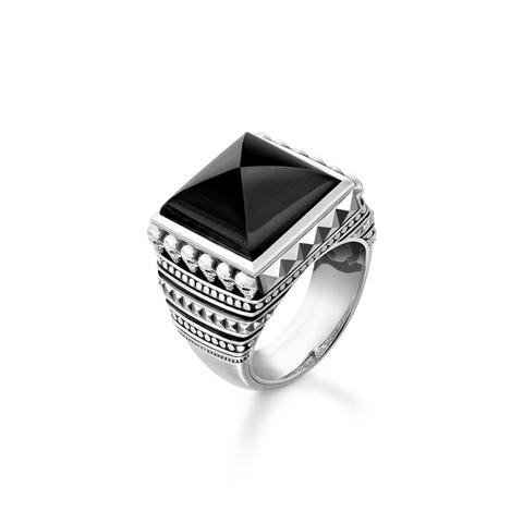 Anillo Calaveras Étnicas Negro