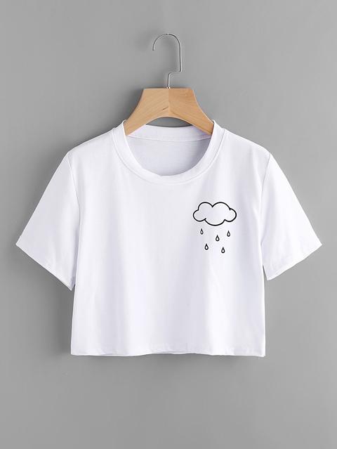 Cloud Print Tee